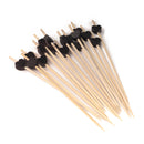 bamboo heart valentine picks black pack