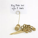 bamboo natural ring picks sign cork