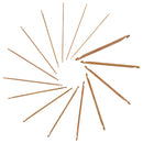 group of double sided crochet hooks