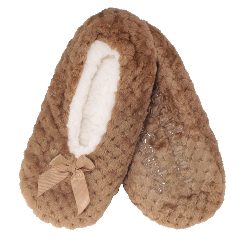 Adult Super Soft Warm Cozy Fuzzy Soft Touch Slippers Non-Slip Lined Socks, 1 Pair