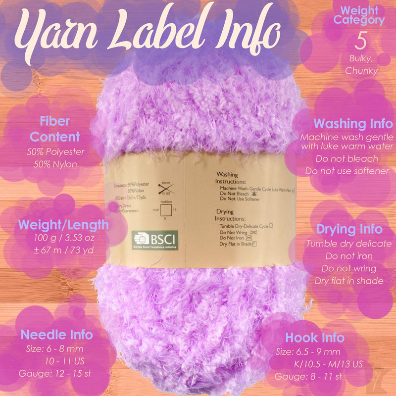 soft touch yarn label information