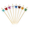 acrylic butterfly theme picks skewers assorted