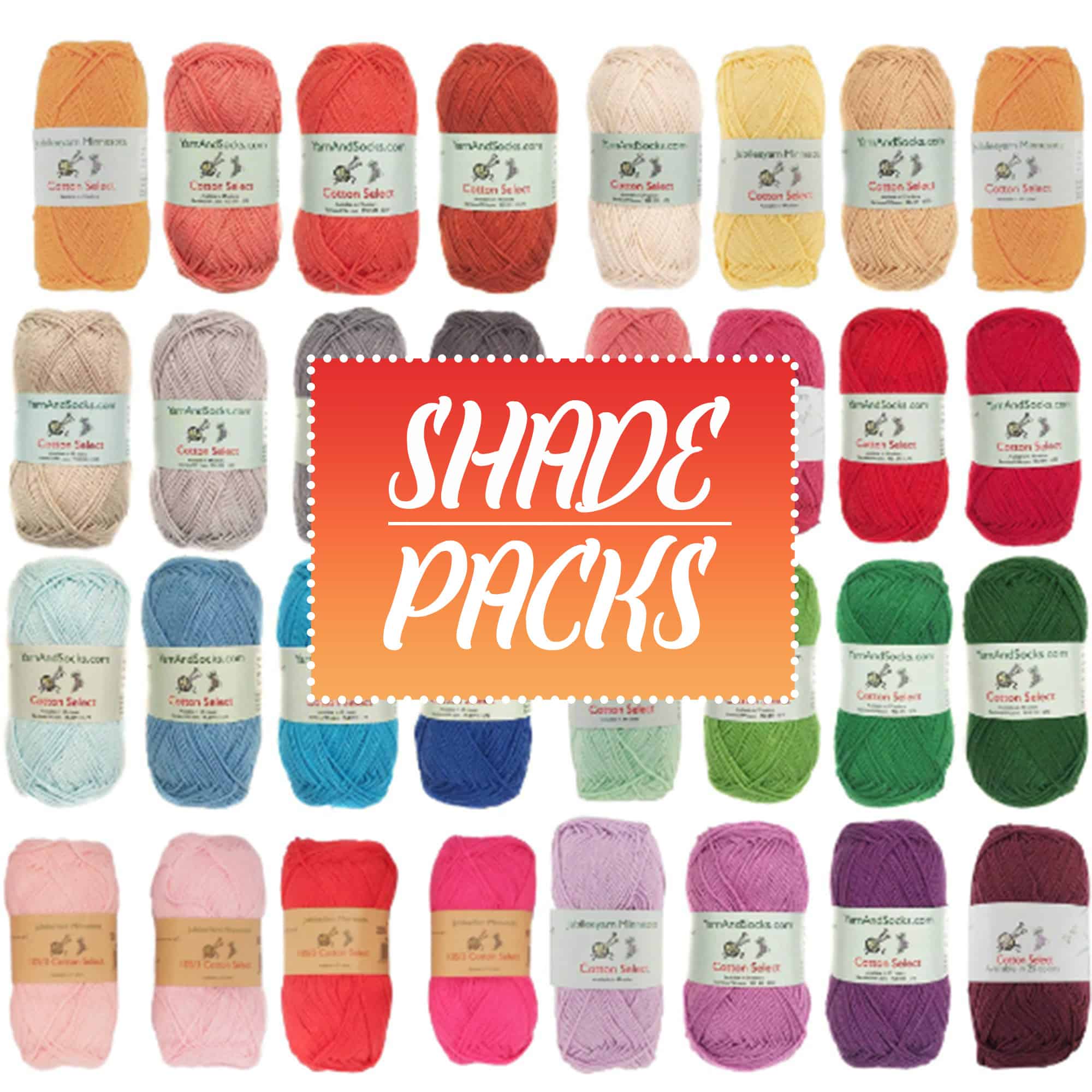 Cotton Select Yarn Shade Packs