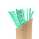 Triangular Prism Plastic Picks - Coral Red & Teal