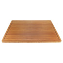 extra large rectangular bamboo cutting board carbonized brown side