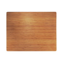 extra large rectangular bamboo cutting board carbonized brown back