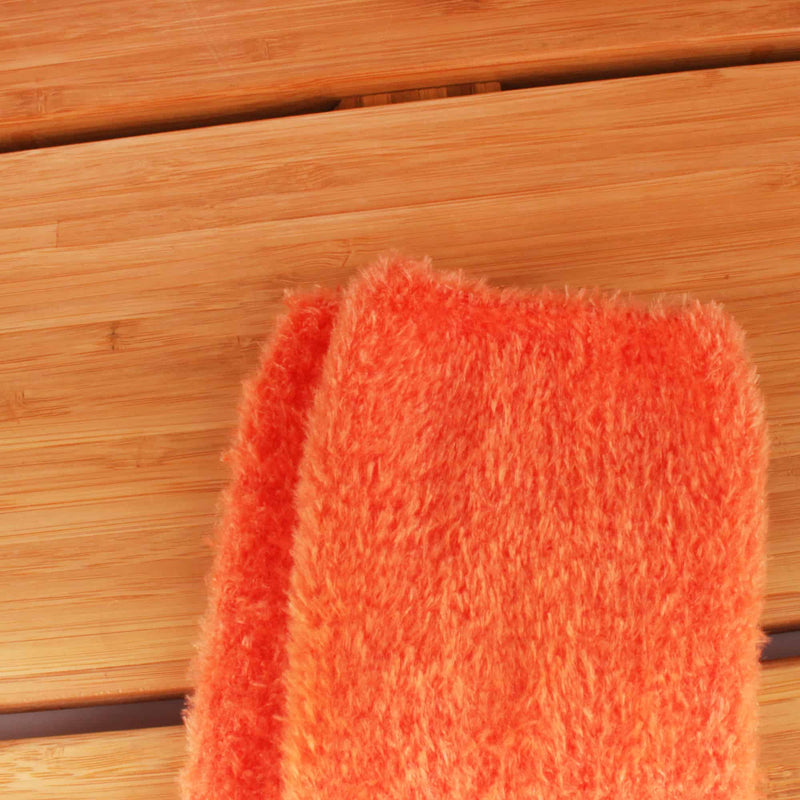 The elastic band at the opening of the sock is not restrictive and will secure your sock for a snug fit