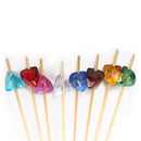 acrylic gem theme picks skewers assorted
