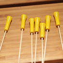 golf tee bamboo sports picks yellow
