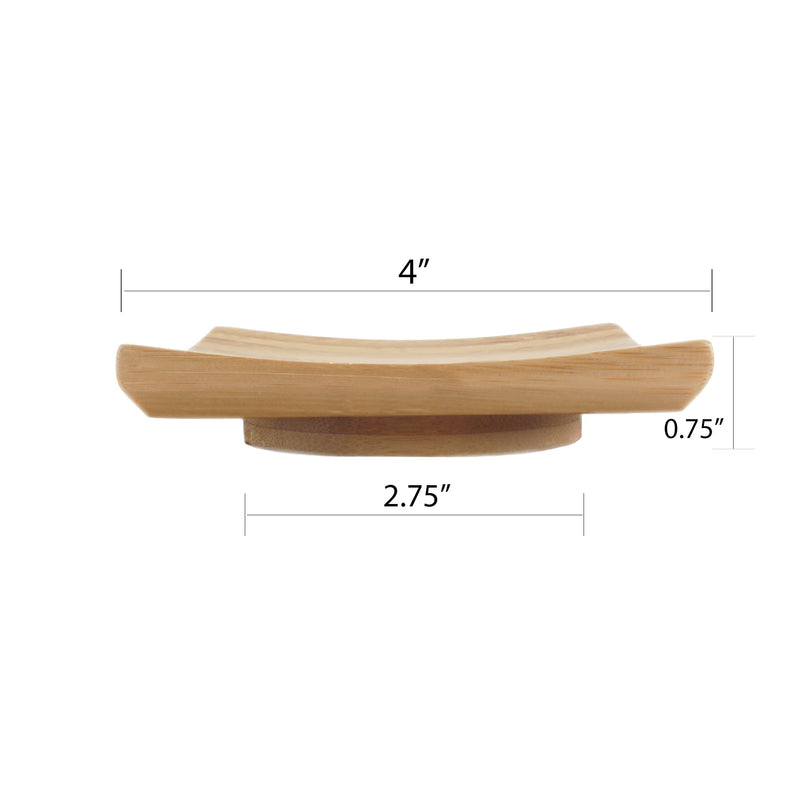 Bamboo Wine Glass Topper/appetiser Plate - Various Styles