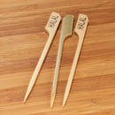 halal label bamboo paddle picks full