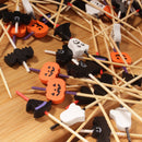 halloween holiday assorted ghost witch hat pumpkin bat