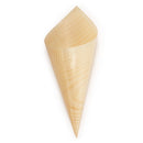 disposable wooden cone