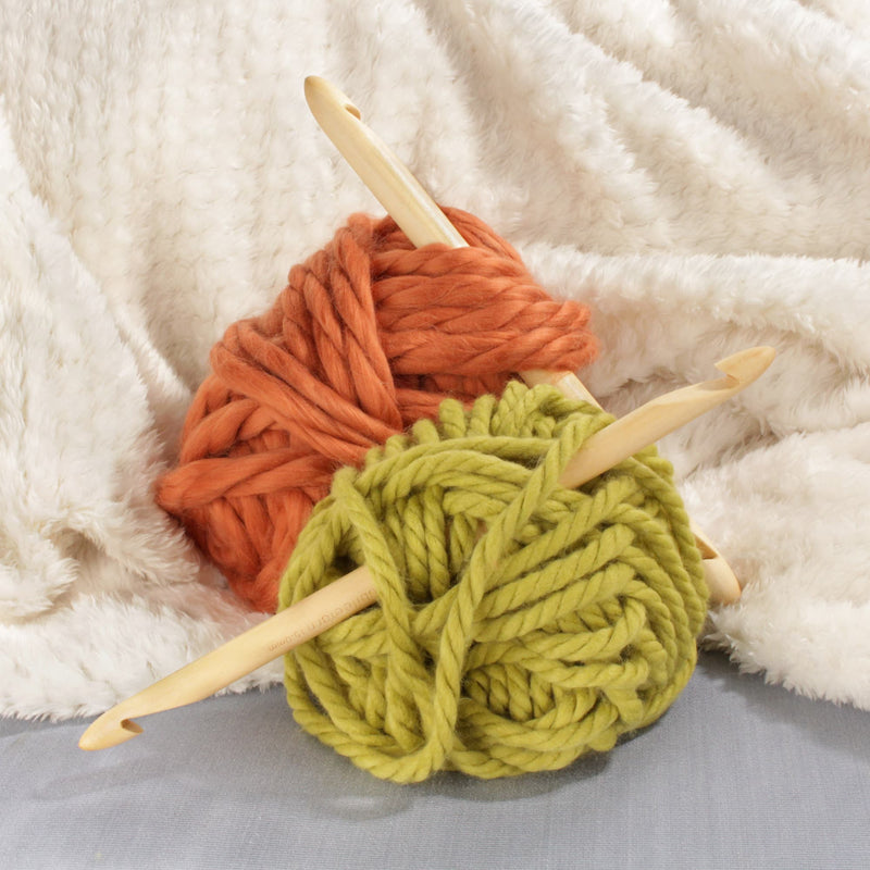 jumbo crochet hooks yarn