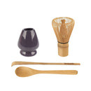 Matcha Green Tea Whisk Set - Whisk + Scoop + Tea Spoon + Whisk Holder