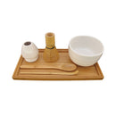 Matcha Bowl Set (Includes Bowl, Rest, Tea Whisk, Chashaku, Tea Spoon & Tray)