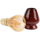 Matcha Tea Whisk Set - Bamboo Chasen and Whisk Holder Rest Set