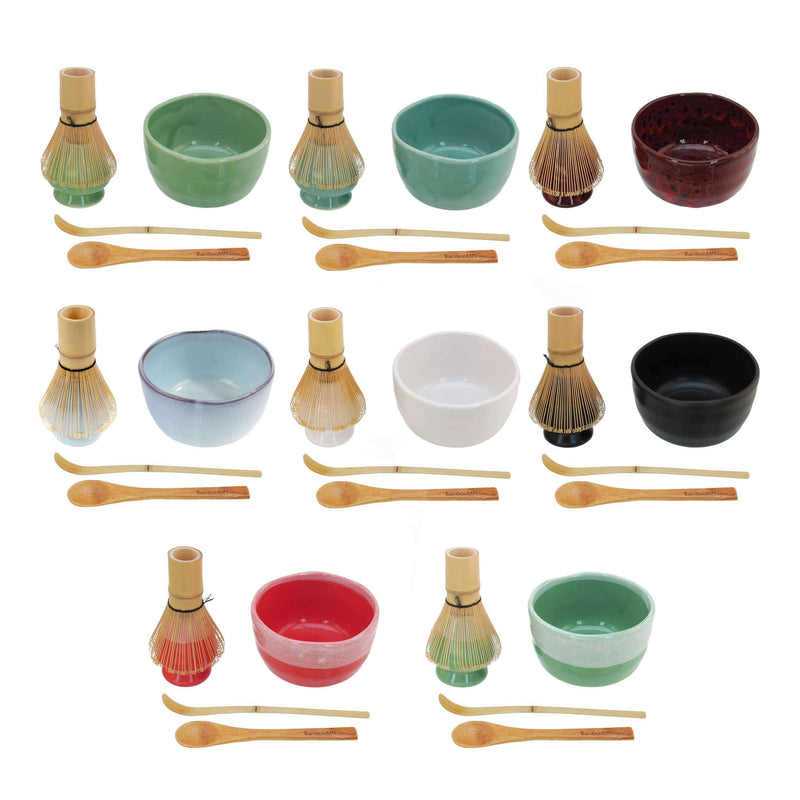matcha whisk, bowl, and holder sets. All Colours