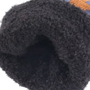 Men's double layer thermal cabin socks close up