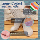 Men's Featherlight Fuzzy socks provide luxury comfort and warmth - come in a variety of vibrant Colours - elastic band for a secure fit - soft and fuzzy interior