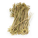 green knot picks skewers pack long