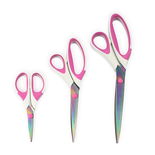 3pc Titanium Craft Scissors Set
