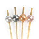 pearl acryilic ball pick skewer Colours