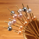pearl acryilic ball pick skewer display