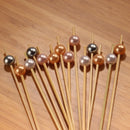 pearl acryilic ball pick skewer tops