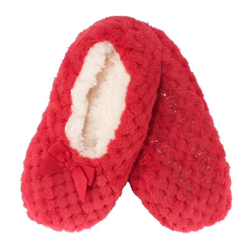 Adult Super Soft Warm Cozy Fuzzy Soft Touch Slippers Non-Slip Lined Socks, 1 Pair