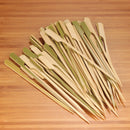 regular natural bamboo paddle picks pack cutting board