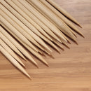 Bamboo Short Sharp Point Round Skewers tips