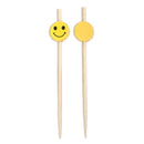 Decorative Smiley Face Bamboo Skewer