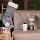 Christmas Stockings 18" Hand-embroidered Sequined Cute Animal Christmas Stockings Set