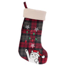 Christmas Stockings 18" Hand-embroidered Sequined Cute Animal Christmas Stockings Set