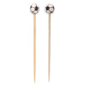 Decorative Sports Ball End Bamboo Picks
