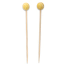 Decorative Sports Ball End Bamboo Picks