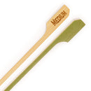steak label bamboo paddle picks medium