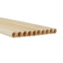 bamboo straws thick up close side view