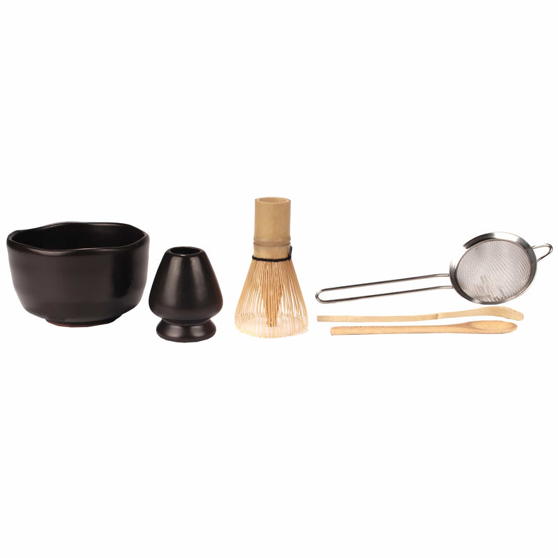 deluxe matcha starter set with strainer