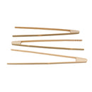 17" Large Reusable Bamboo Straight Arm "A" Tongs