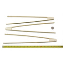 17" Large Reusable Bamboo Straight Arm "A" Tongs