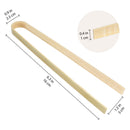 Bamboo Disposable U Tongs Sizing