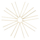 Bamboo Disposable U Tongs Circle