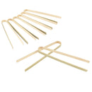 Bamboo Disposable U Tongs Multiple