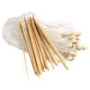 Tunisian Bamboo Crochet Hooks Set