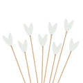 Decorative Bamboo Tulip Picks