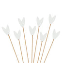 Decorative Bamboo Tulip Picks