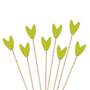 Decorative Bamboo Tulip Picks