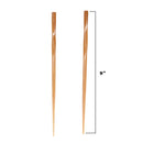 twisted bamboo chopsticks sizing chart